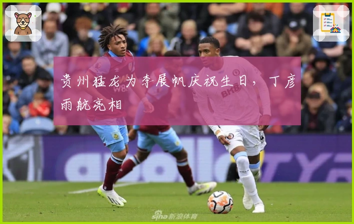 贵州猛龙为李展帆庆祝生日，丁彦雨航亮相